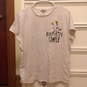 C&A Keep Life Simple Shirt
